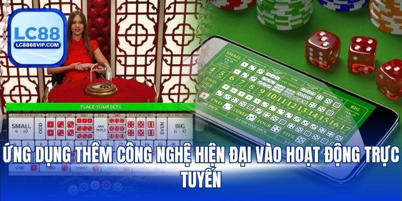Ứng dụng thêm công nghệ hiện đại vào hoạt động trực tuyến